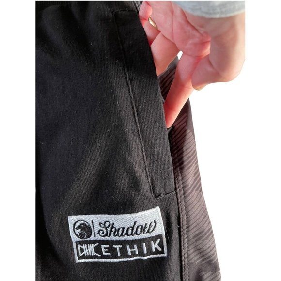 Ethik x Shadow Snowbird Joggers Men’s Black Reflective Multiple Logos Large $82 - Picture 3 of 12